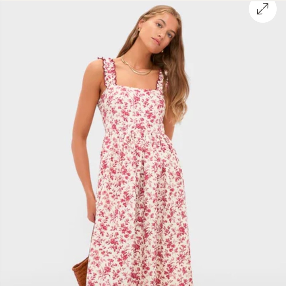 Tuckernuck red and white floral dress